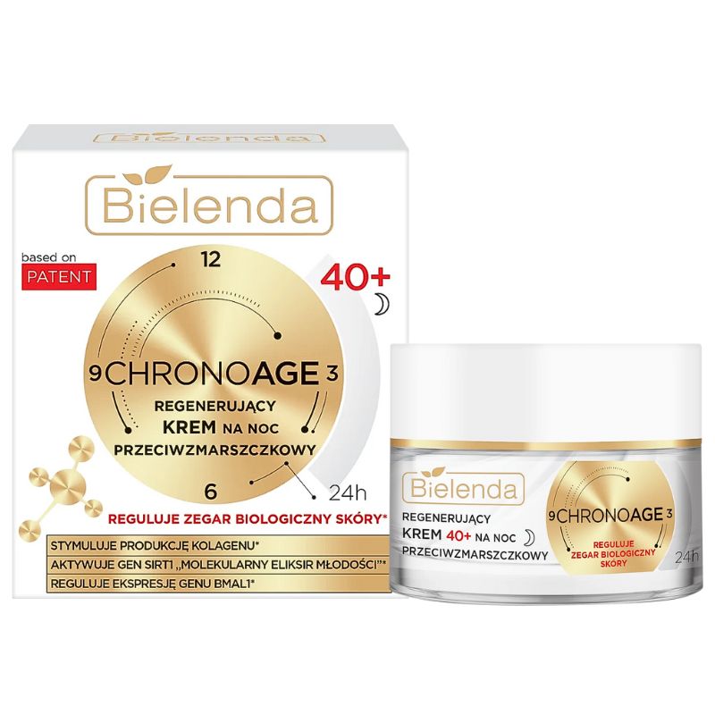 Bielenda Chrono Age 24h Regenerating Anti-Wrinkle Night Cream 40+ 50ml