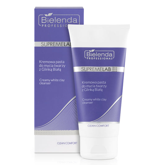 Bielenda Professional Supremelab Clean Comfort Creamy Face Cleansing Paste with White Clay 150g