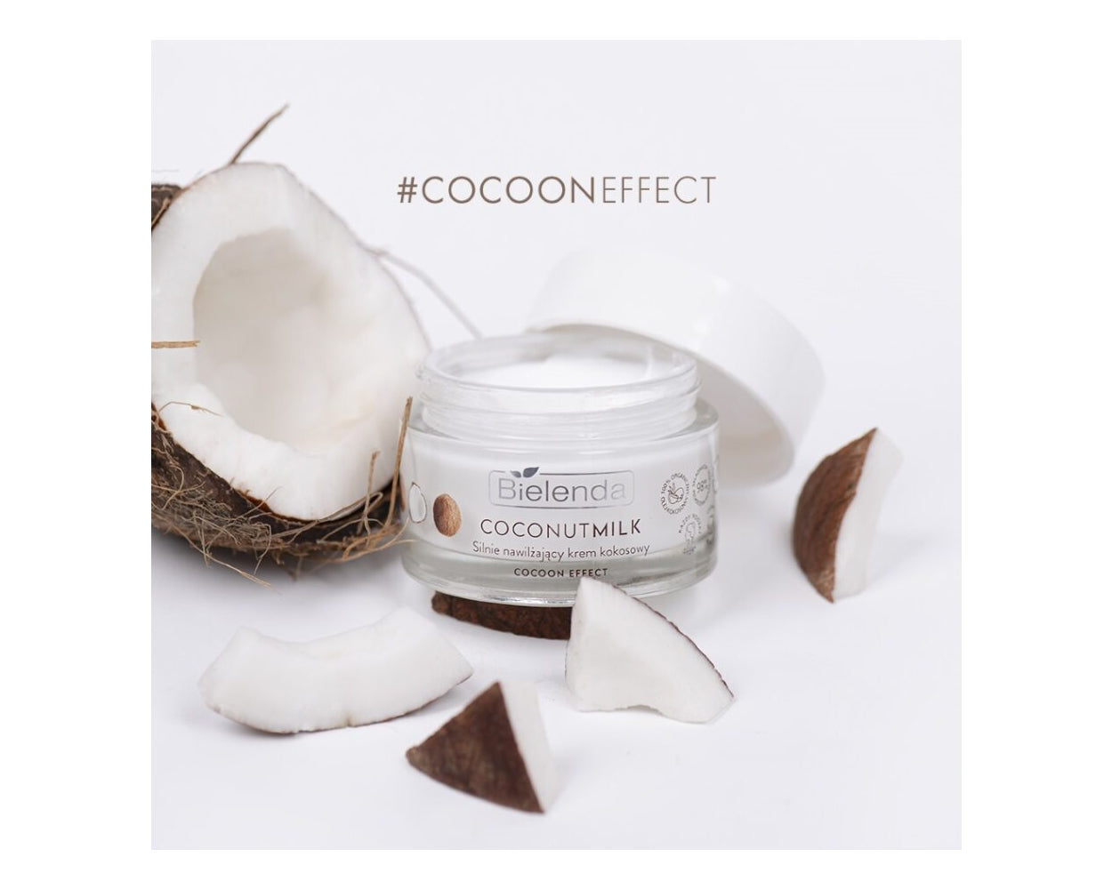 Bielenda Coconut Milk  Highly Moisturizing Cream with Cocoon Effect 50ml