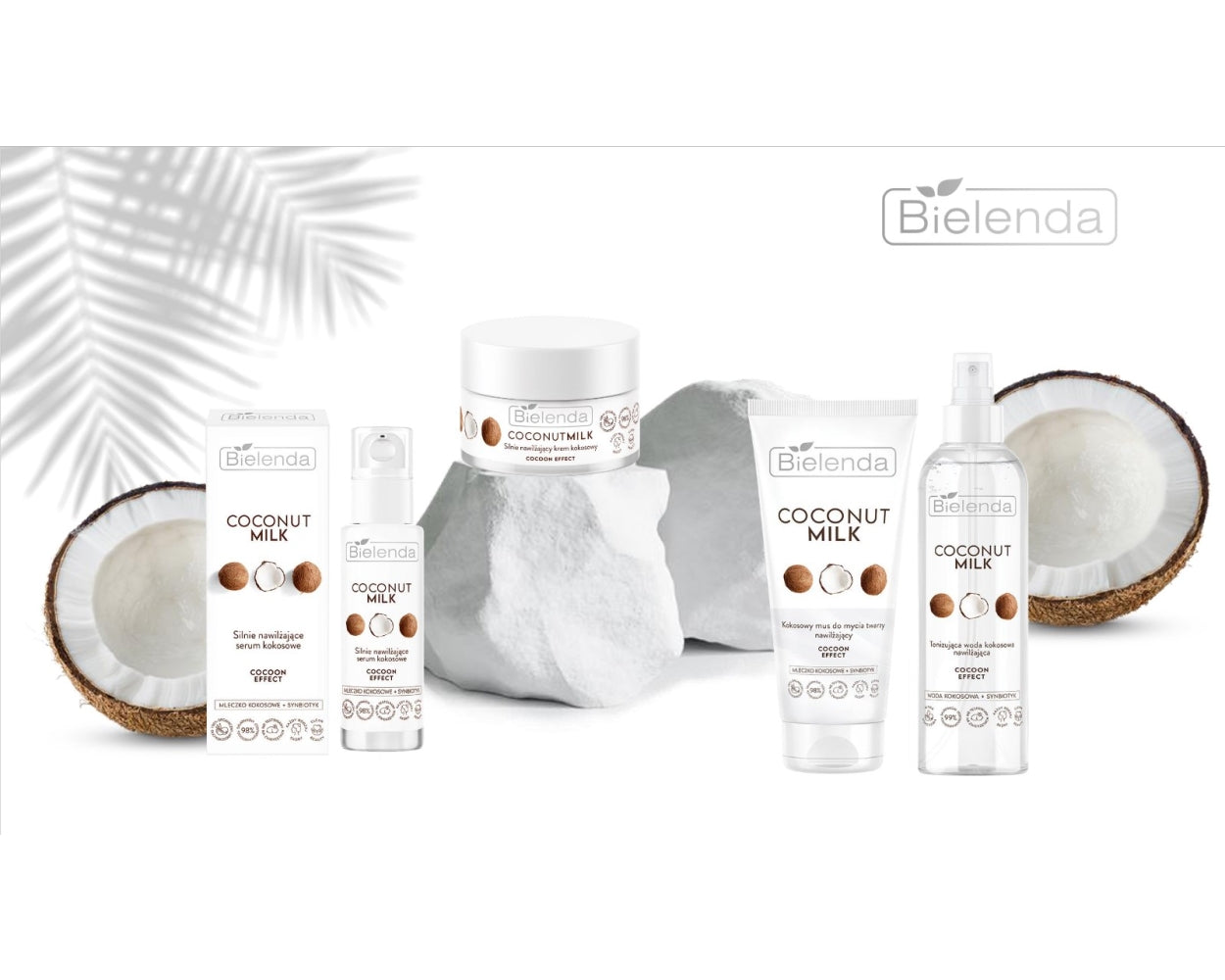 Bielenda Coconut Milk  Highly Moisturizing Cream with Cocoon Effect 50ml