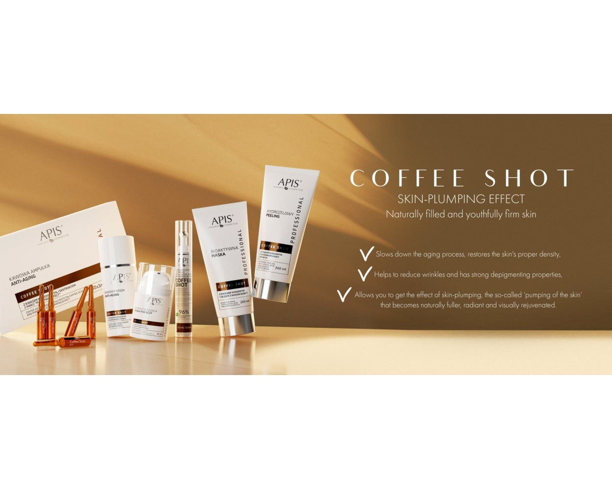 Apis Professional Coffee Shot Bioactive Mask with Caffeic Acid and Coffee Seed Oil 200ml