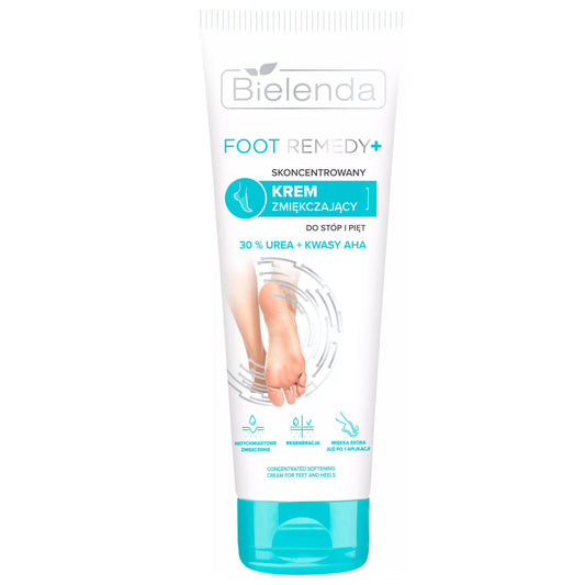 Bielenda Foot Remedy Concentrated Softening Cream For Feet And Heels with 30% Urea & AHA Acids 75ml