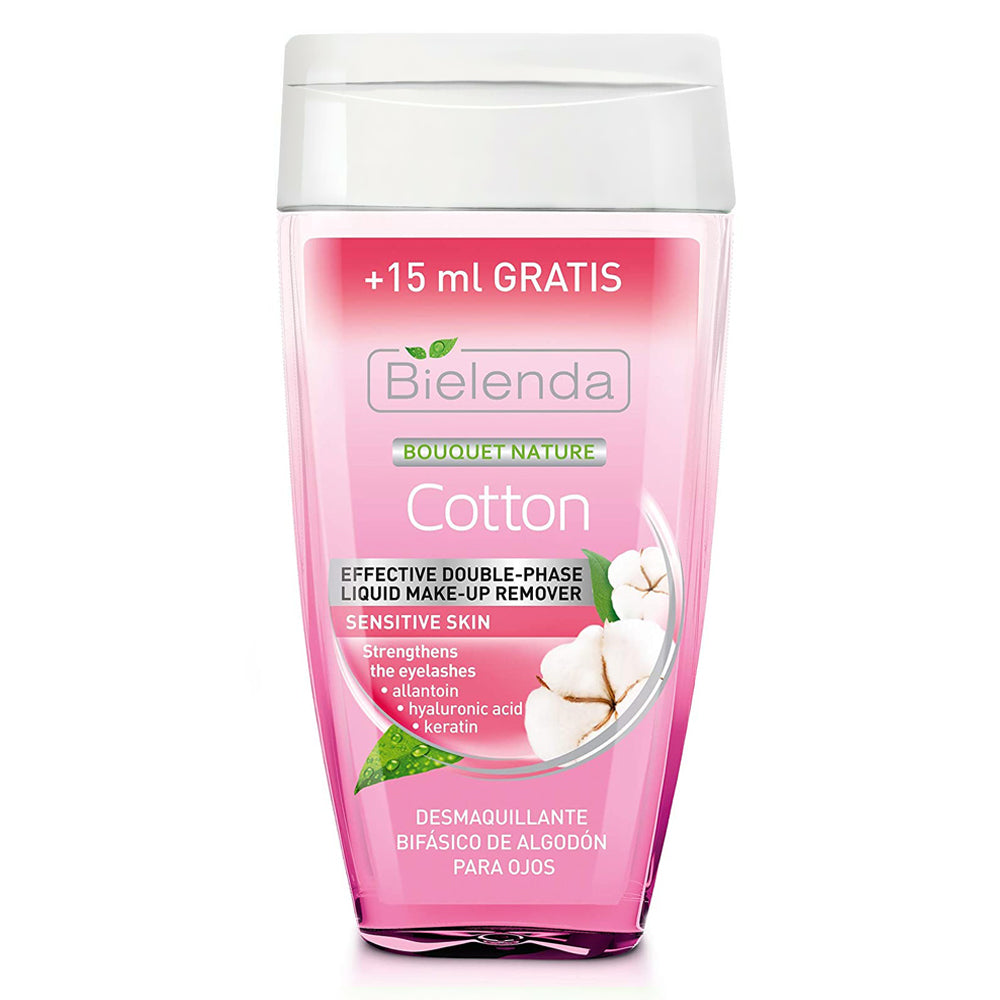 Bielenda Cotton Gentle Double Phase Liquid Make Up Remover 140ml