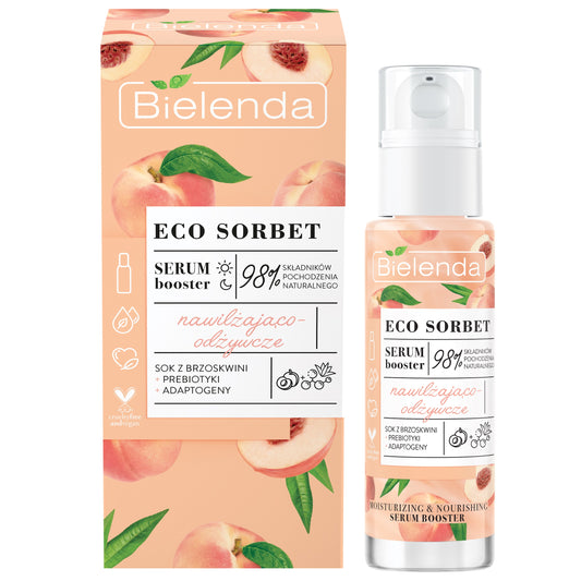 Bielenda Eco Sorbet Peach Moisturising Nourishing Booster Serum 30ml