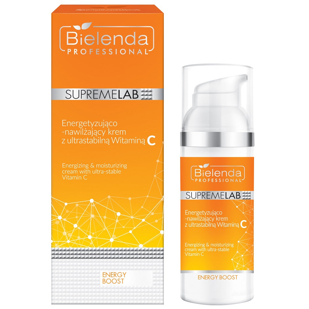 Bielenda Professional SupremeLab Energy Boost Energising and Moisturising Face Cream with Vitamin C 50ml