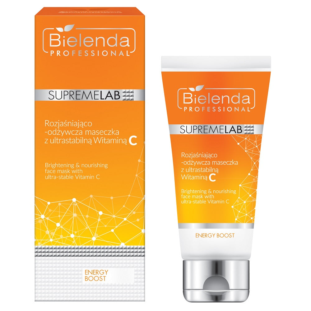 Bielenda Professional SupremeLab Energy Boost Brightening and Nourishing Face Mask with Stable Vit. C 70ml