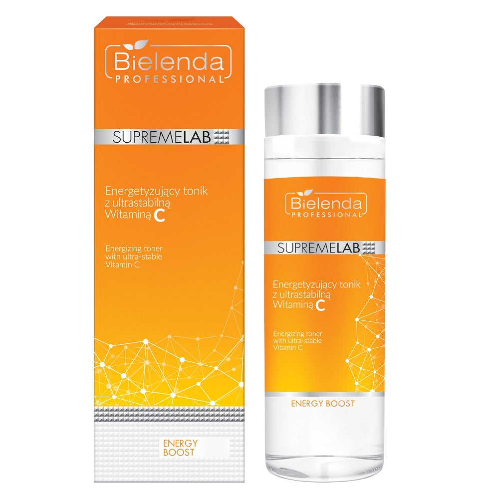 Bielenda Professional SupremeLab Energy Boost Energising Face Toner with Vitamin C 200ml