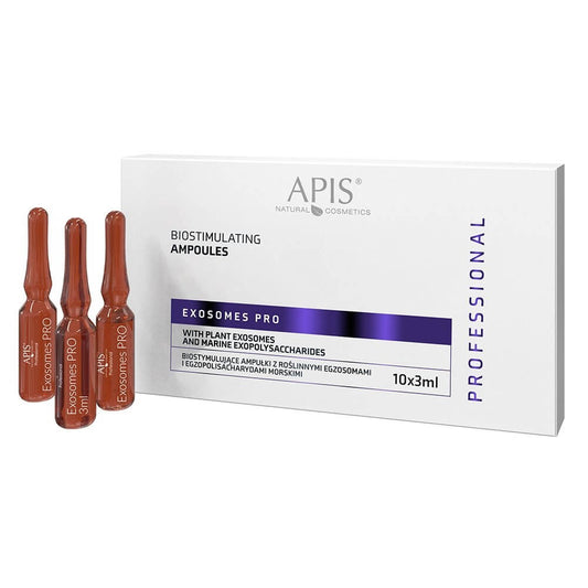 Apis Professional Exosomes Pro Biostimulating Ampoules with Plant Exosomes & Marine Exopolysaccharides 10 x 3ml