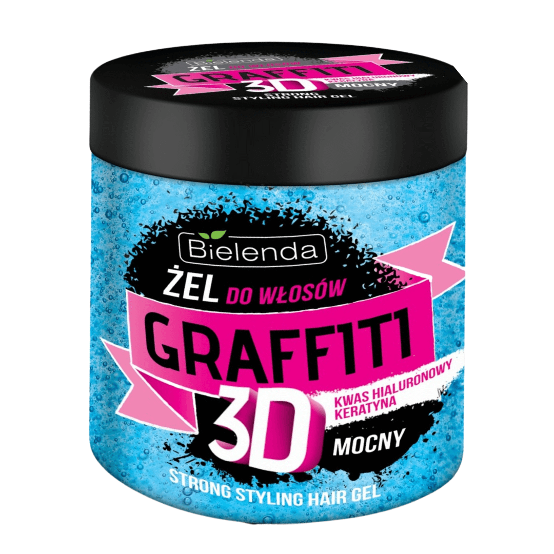 Bielenda Graffiti 3D Strong Hair Gel with Hyaluronic Acid and Keratin 250g