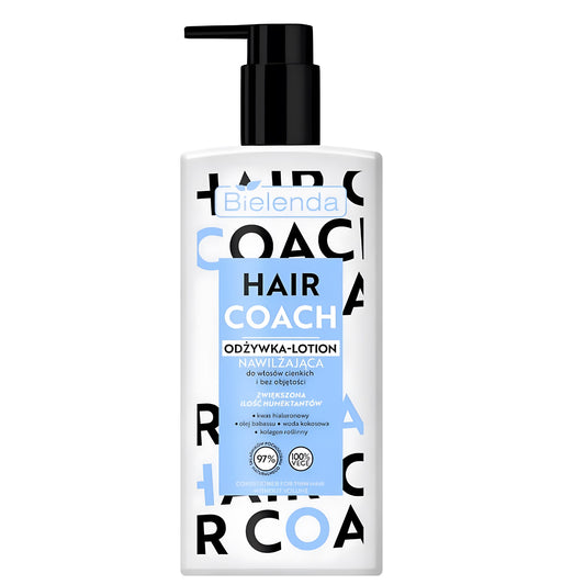 Bielenda Hair Coach Moisturizing Conditioner-Lotion for Thin and Volumeless Hair 280 ml