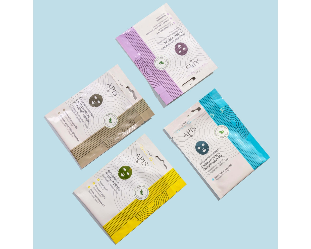 Apis Lifting and Tensing Sheet Mask with SNAP-8 MT Peptide