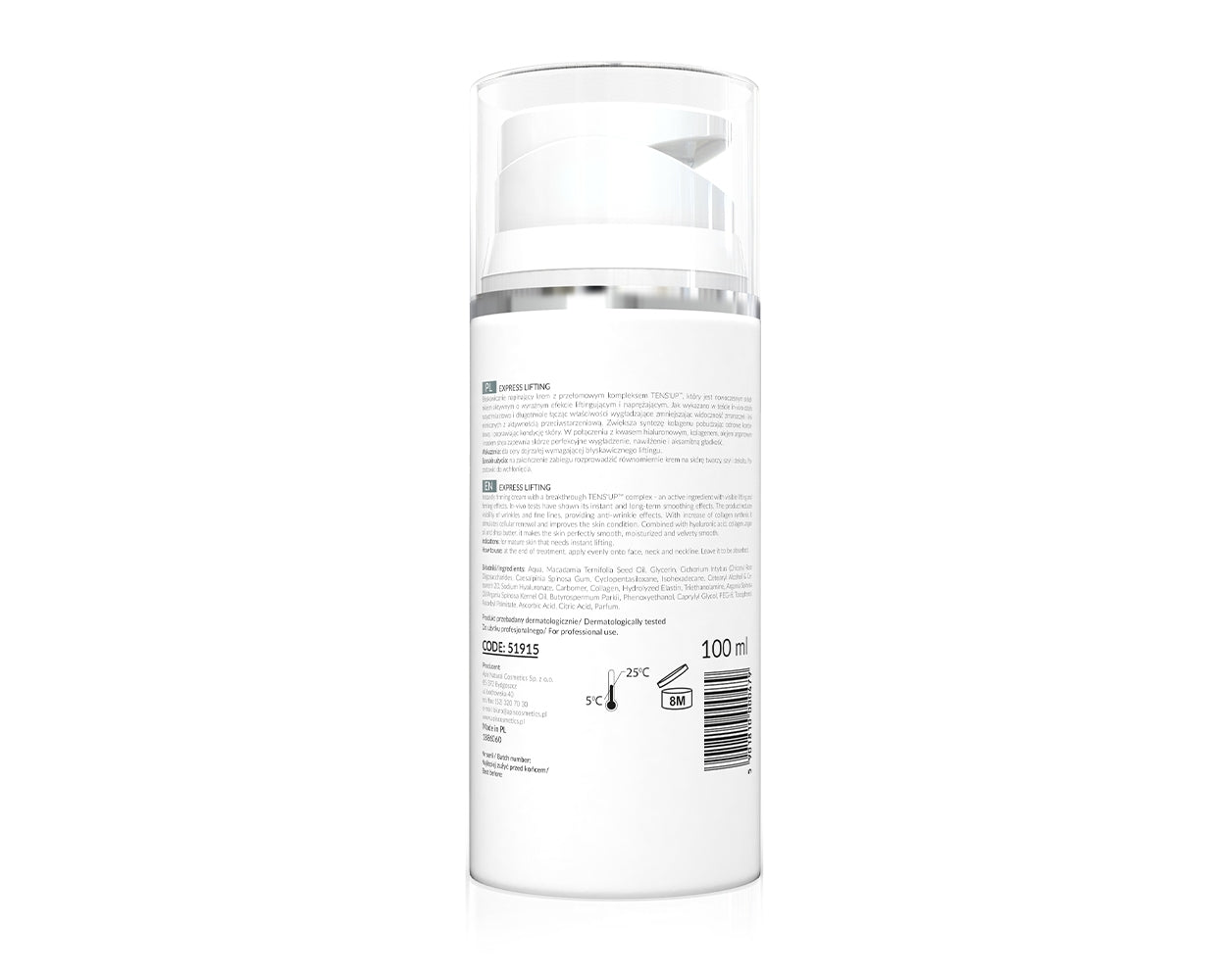 Apis Professional Express Lifting Intensive Firming Cream with TENS'UP™ Complex 100ml