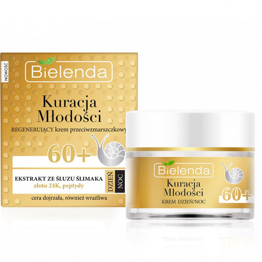 Bielenda Youth Therapy Regenerating Anti Wrinkle Cream 60+ Day/Night 50ml