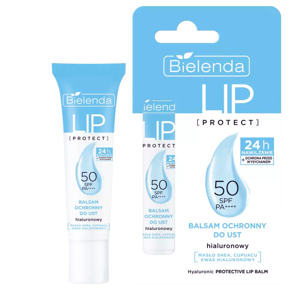 Bielenda Lip Protect Protective Moisturising Lip Balm SPF 50 With Hyaluronic Acid 10g