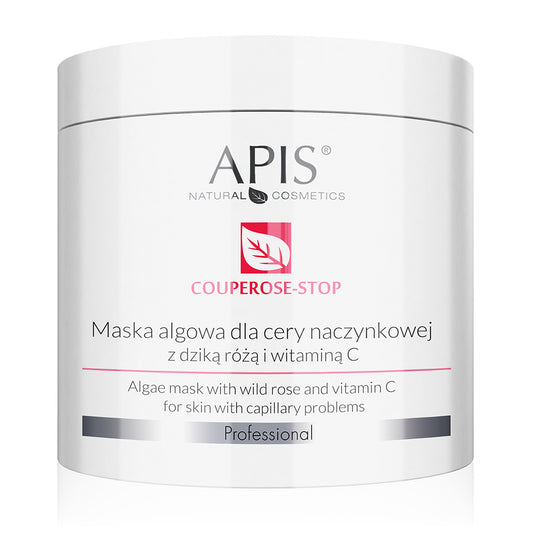 Apis Professional Couperose Stop Wild Rose and Vitamin C Algae Mask for Capillary Skin 200g