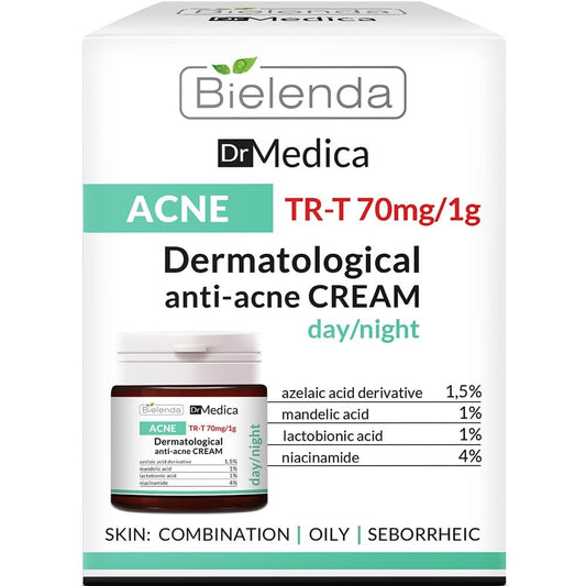 Bielenda Dr Medica Dermatological Anti Acne Face Cream Day Night 50ml