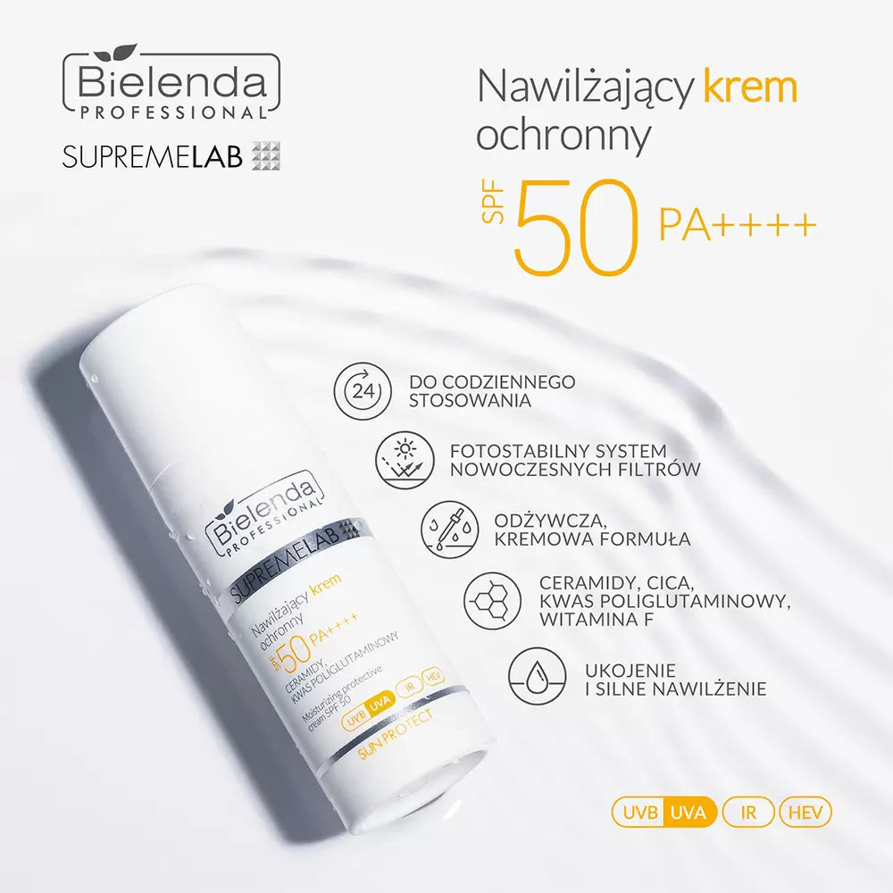 Bielenda Professional Supremelab Sun Protect Moisturising SPF 50 Cream 50ml