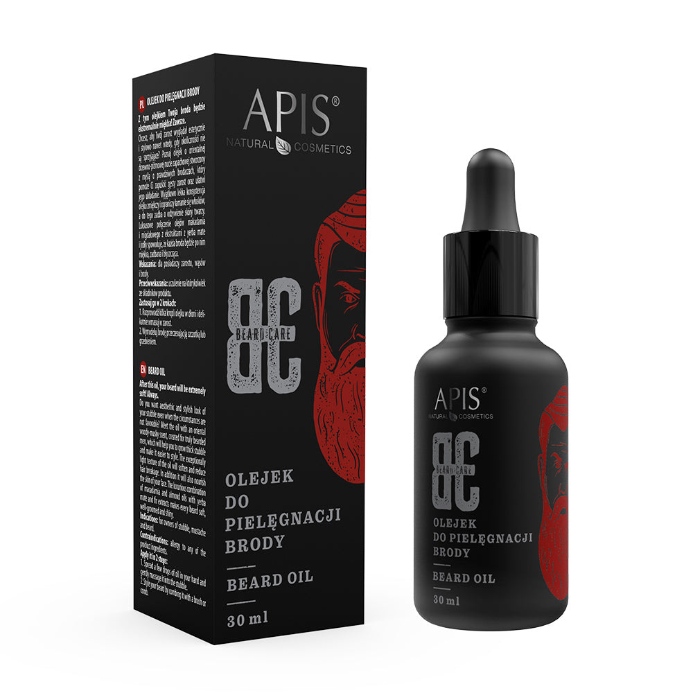 Apis Softening and Nourishing Beard Oil with Natural Oils and Oriental Fragrance 30ml