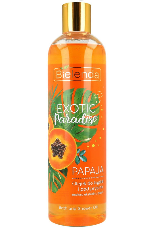 Bielenda Exotic Paradise Bath and Shower Oil with Papaya Extract 400ml