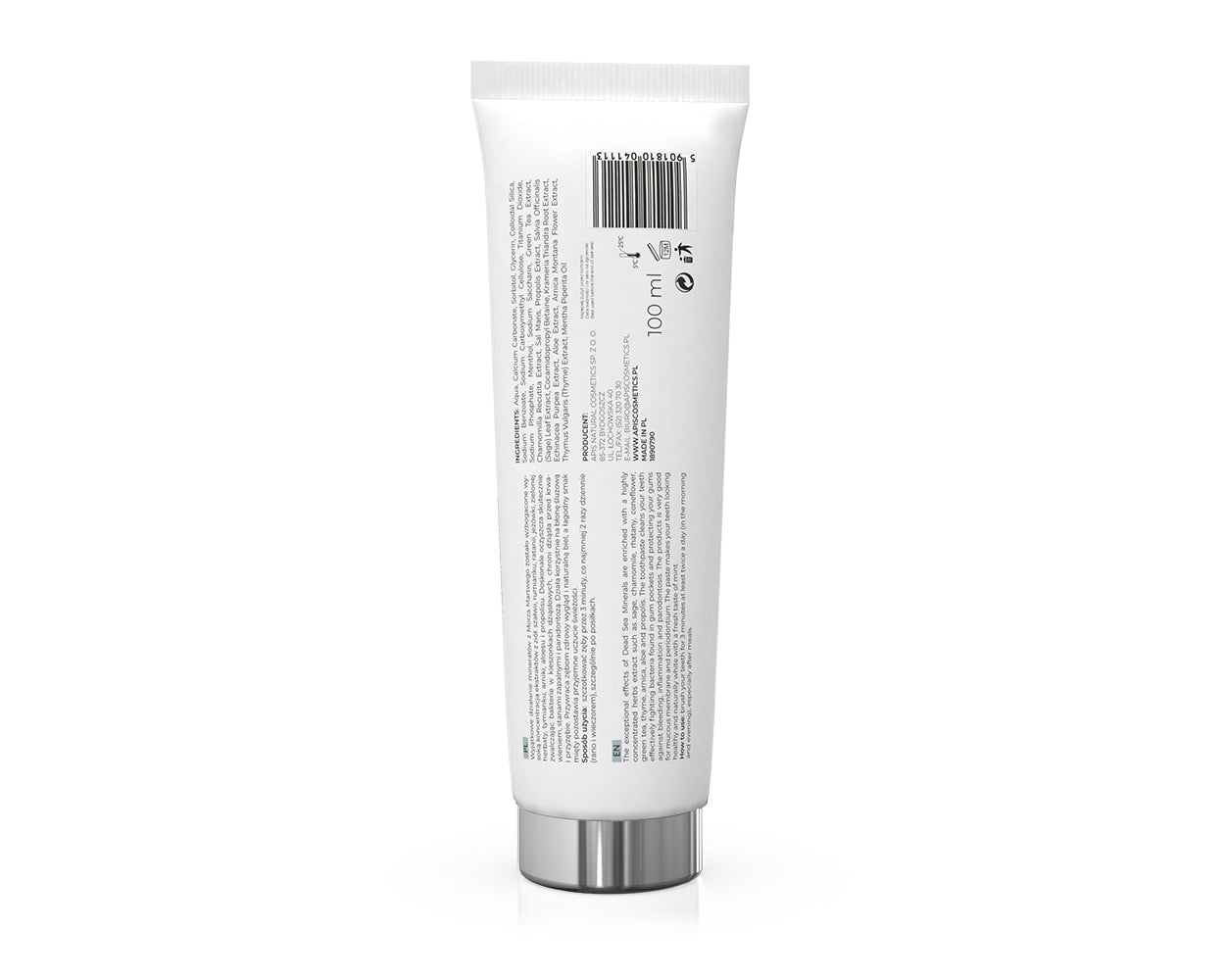 Apis Apident Toothpaste with Dead Sea Minerals and Fresh Mint 100ml