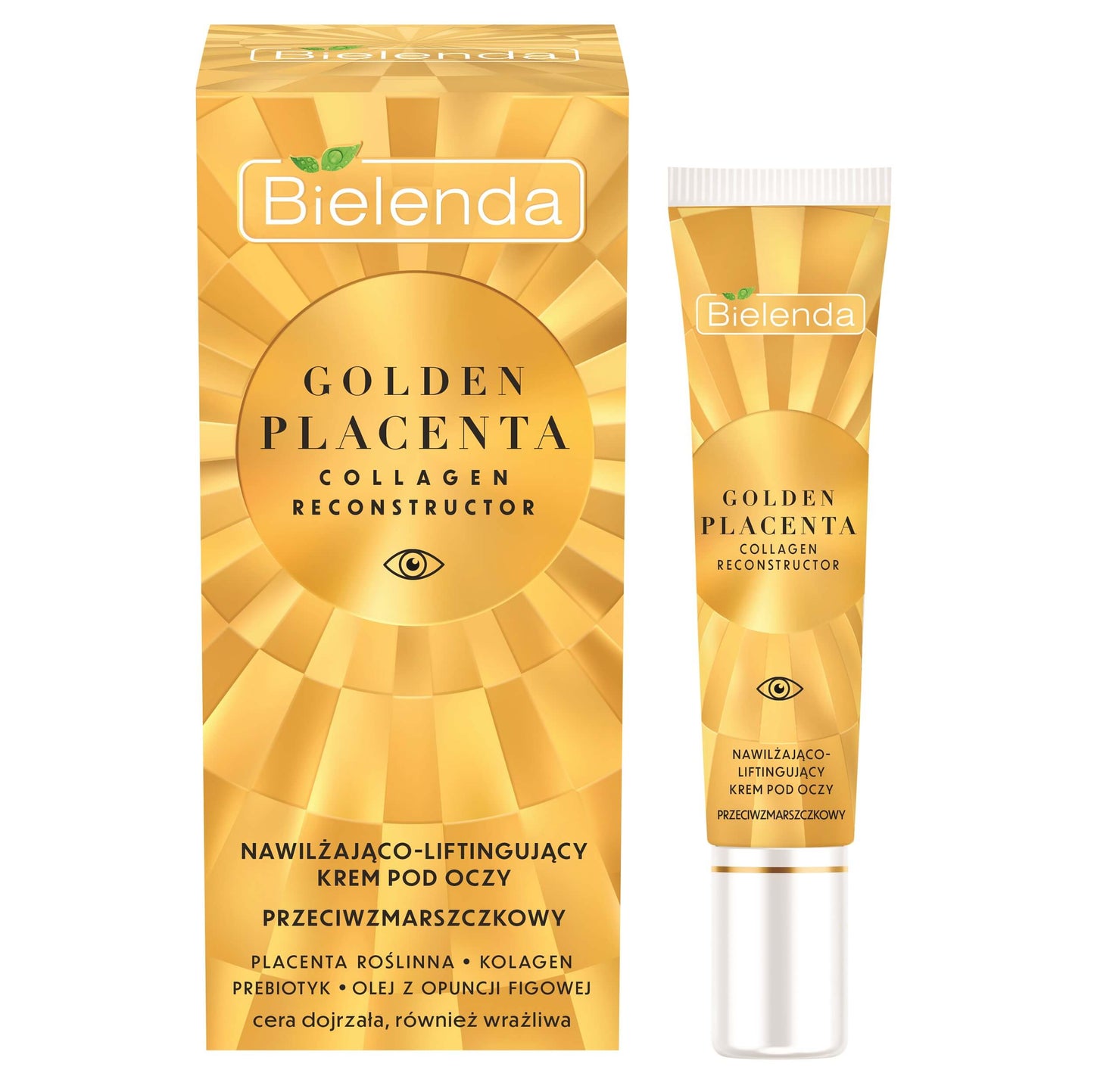 Bielenda Placenta Collagen Reconstructor Moisturising Lifting Anti Wrinkle Eye Cream 15ml