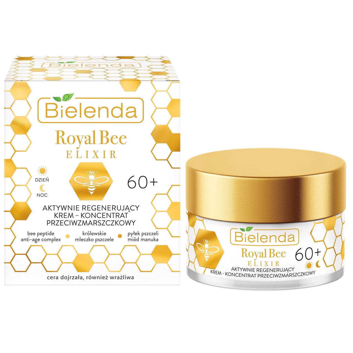 Bielenda Royal Bee Elixir Actively Regenerating Cream Anti Wrinkle Concentrate 60+ Day/Night 50ml