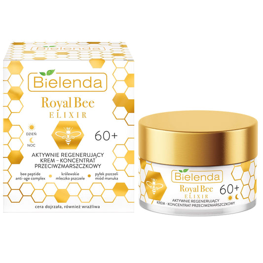 Bielenda Royal Bee Elixir Actively Regenerating Cream Anti Wrinkle Concentrate 60+ Day/Night 50ml