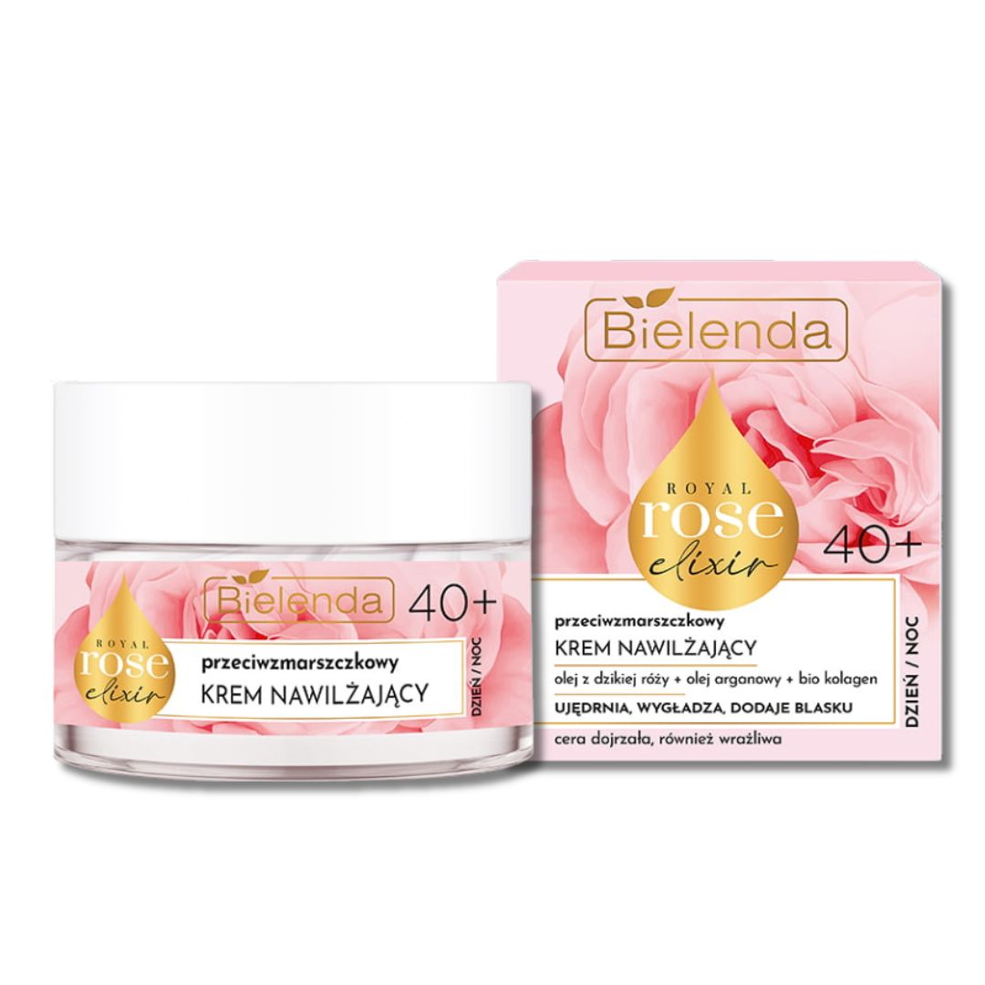 Bielenda Royal Rose Elixir Anti-Wrinkle Moisturising Cream 40+ 50ml