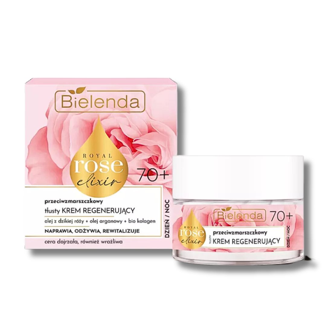 Bielenda Royal Rose Elixir Anti-Wrinkle Regenerating Cream 70+ Day/Night 50ml