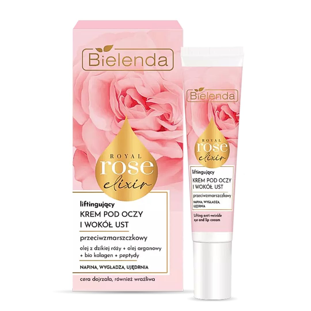 Bielenda Royal Rose Elixir Lifting & Anti-Wrinkle Eye And Lip Cream 15ml