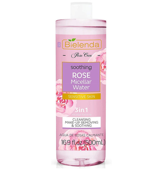 Bielenda Rose Care Soothing 3in1 Micellar Water for Dry Sensitive Skin 500ml