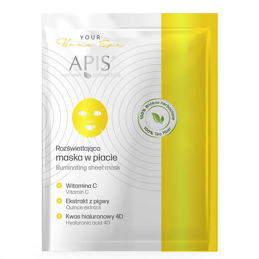 Apis Illuminating Sheet Mask with Vit C and Hyaluronic Acid