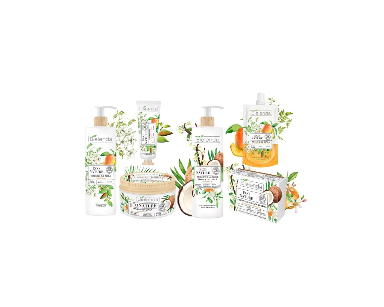 Bielenda Eco Nature Vanilla Milk Coconut Milk Orange Blossom Nourishing Body Butter 250ml