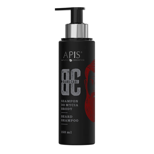 Apis Beard Shampoo - Nourish and Repair Damaged Hair, Toning Effect, Oriental Scent 150ml