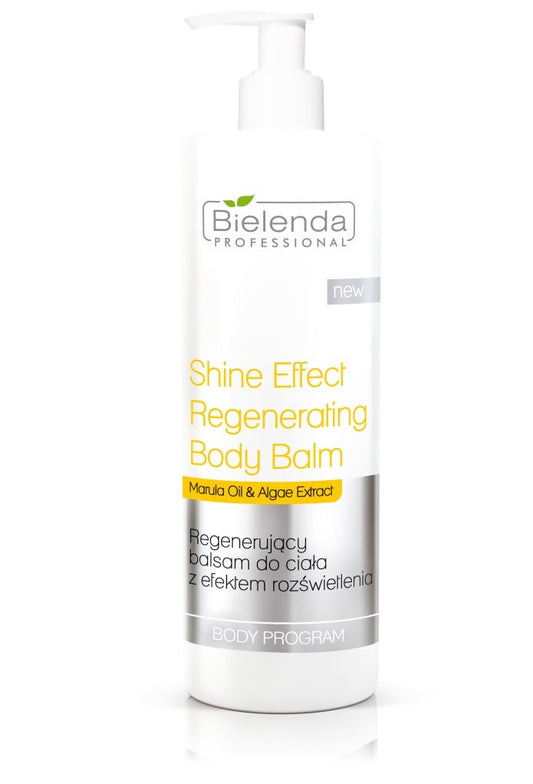 Bielenda Professional Shine Effect Regenerating Body Balm with Marula Oil & Algae Extract 500ml