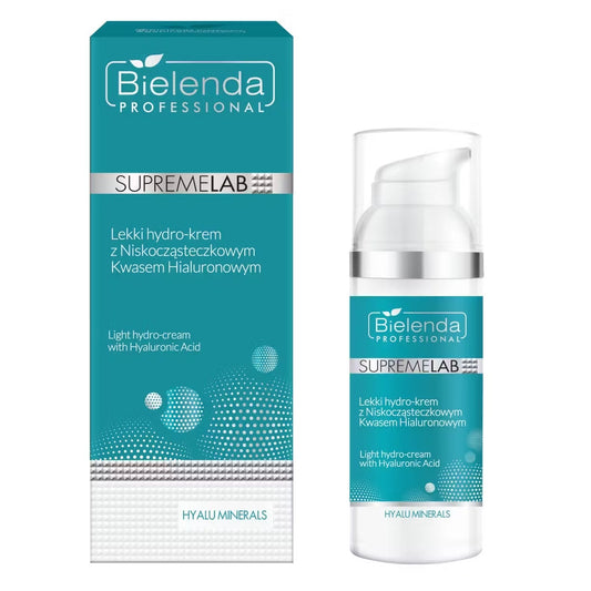 Bielenda Professional Hyalu Minerals Light Hydro Cream with Low Molecular Weight Hyaluronic Acid 50ml