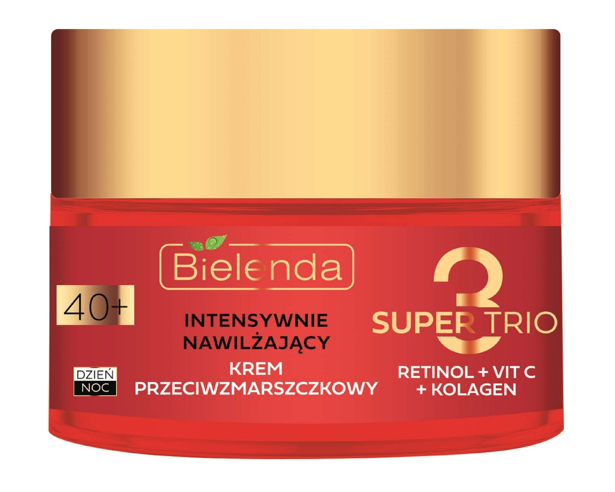 Bielenda Super Trio Retinol + Vit C + Collagen Intensively Moisturizing 40+ Cream 50ml