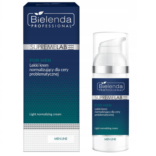 Bielenda Professional Supremelab Men Line Normalizing Face Cream with AHA, PHA & Niacinamide 50ml