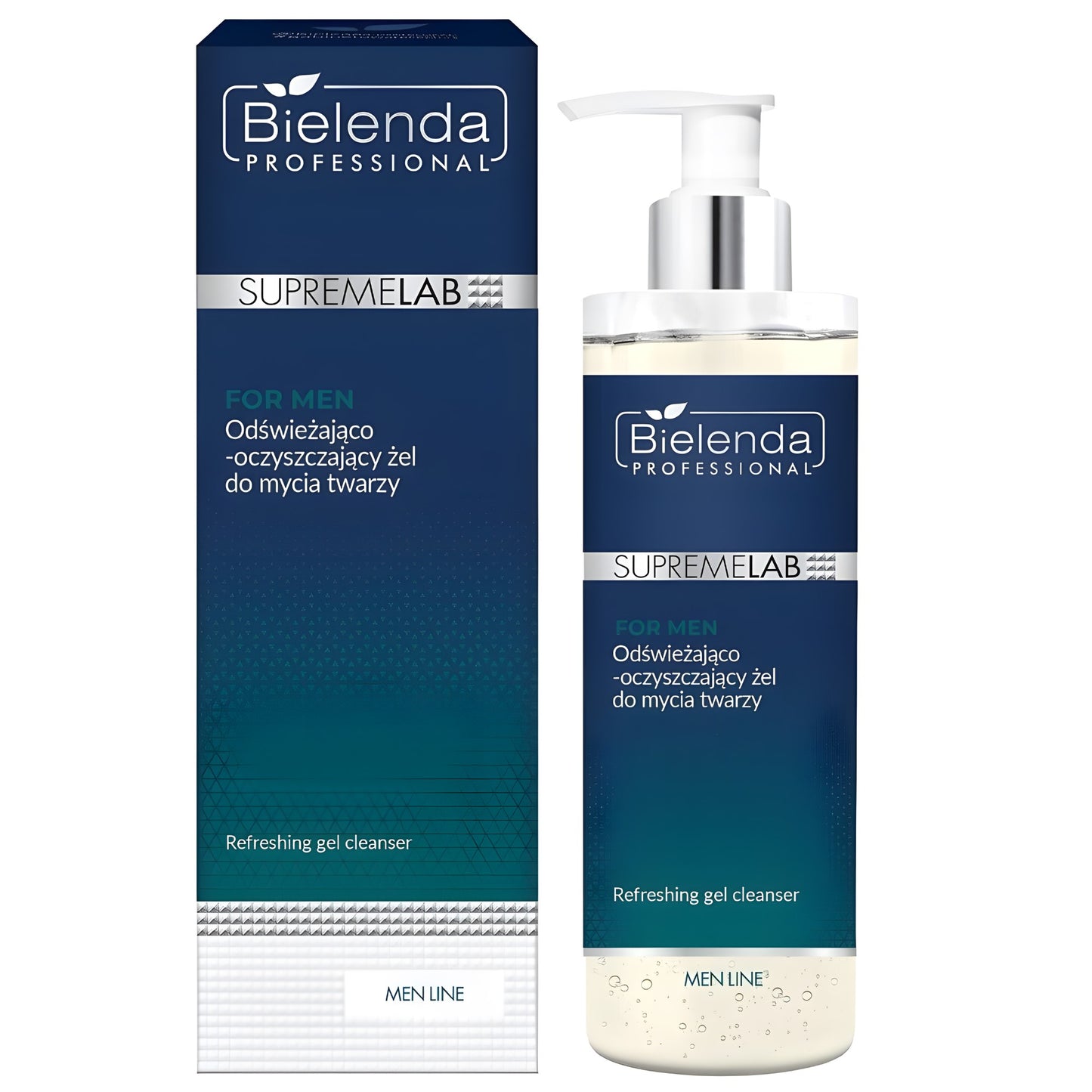 Bielenda Professional Supremelab Men Line Refreshing & Cleansing Face Wash Gel 200ml