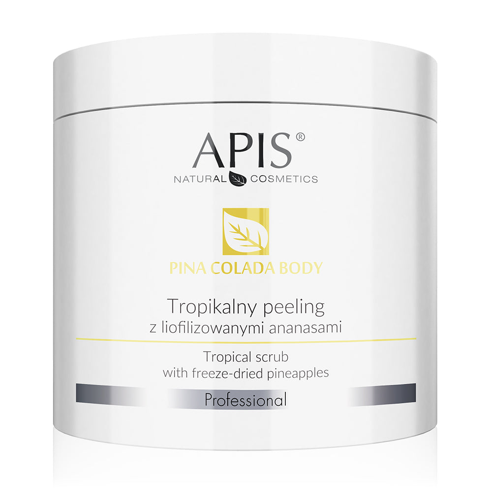 Apis Professional Pina Colada Tropical Scrub with Freeze-Dried Pineapples 650g