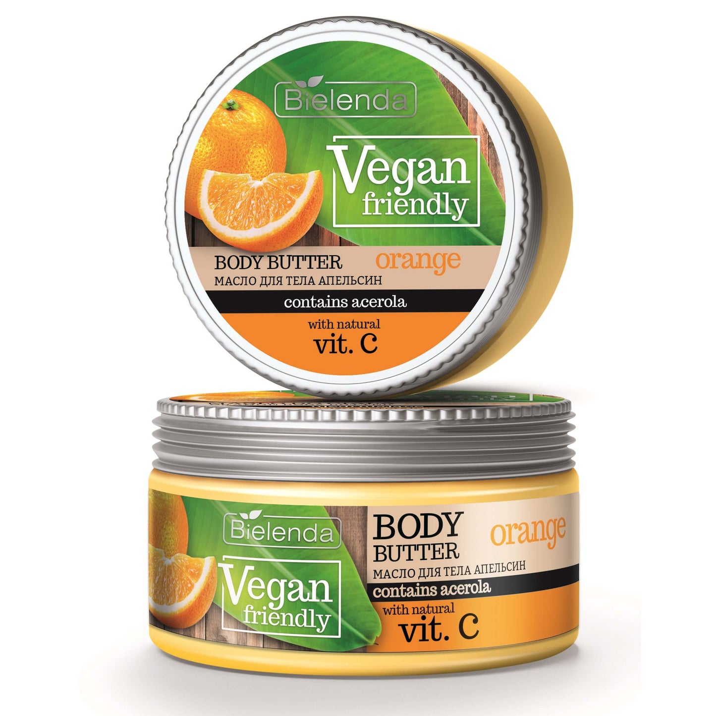 Bielenda Vegan Friendly Orange Body Butter With Natural Vitamin C 250ml