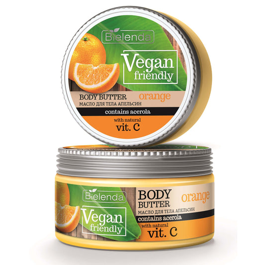 Bielenda Vegan Friendly Orange Body Butter With Natural Vitamin C 250ml